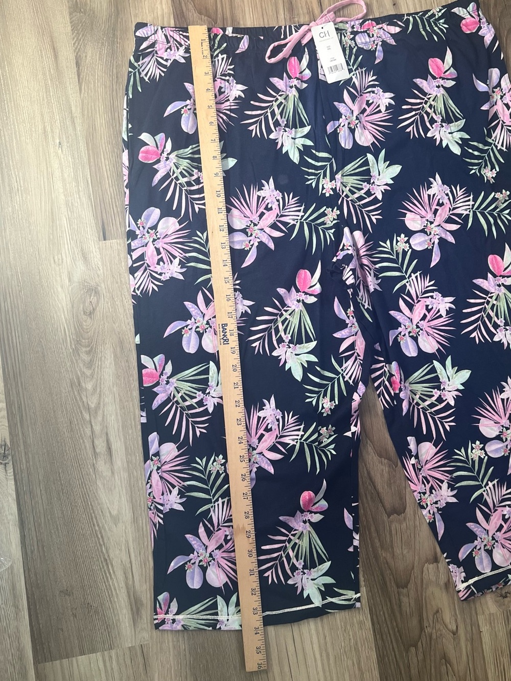 NEW Carole Hochman Floral Pajama Capris 100% Cotton PJs Size XXL NWT - Picture 8 of 9